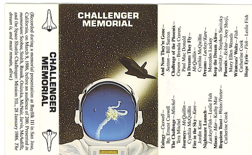 Challenger Memorial cassette insert
