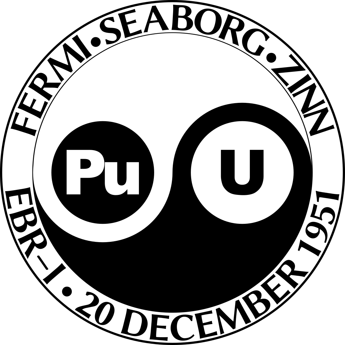 Concept art for token commemorating 75 years of atomic power