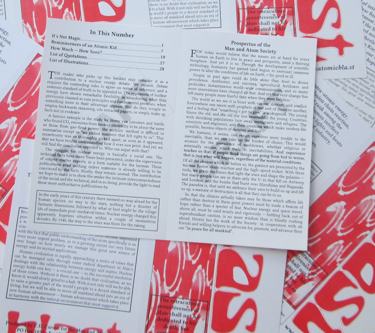 Printed jackets for "blast" number 3, dated 2026 September